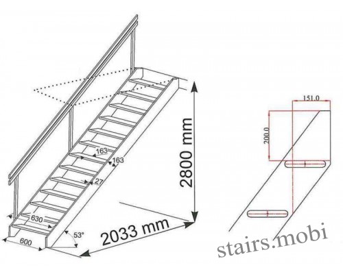 М-012У вид2 чертеж stairs.mobi