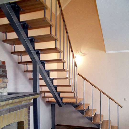 Лестница в частном доме на второй этаж | +120 Лучших фото !!!